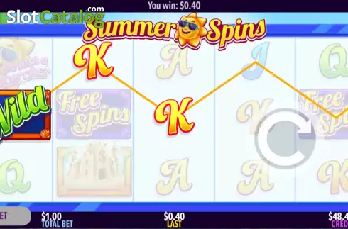 Οθόνη3. Summer Spins Κουλοχέρης