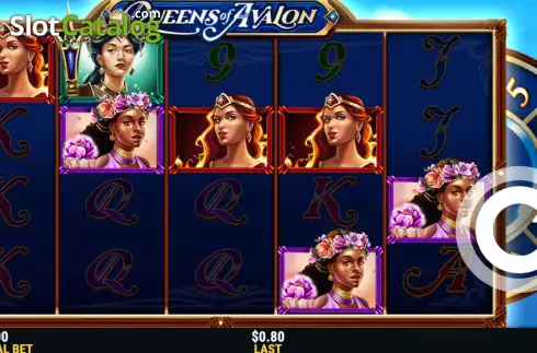 Οθόνη3. Queens of Avalon Κουλοχέρης 