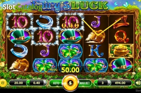 Οθόνη4. Fairy's Luck Κουλοχέρης 