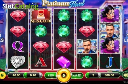 Οθόνη2. Platinum Heart Κουλοχέρης 