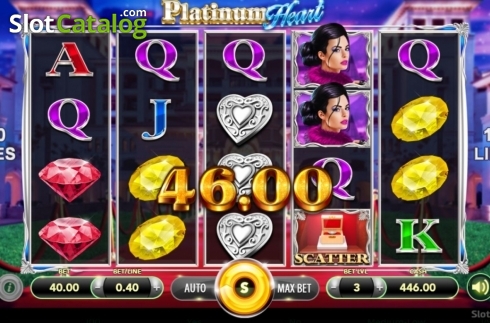Οθόνη5. Platinum Heart Κουλοχέρης 