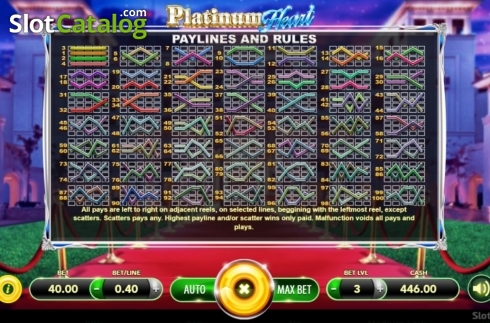 Οθόνη7. Platinum Heart Κουλοχέρης 