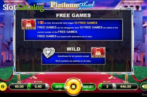 Οθόνη8. Platinum Heart Κουλοχέρης 