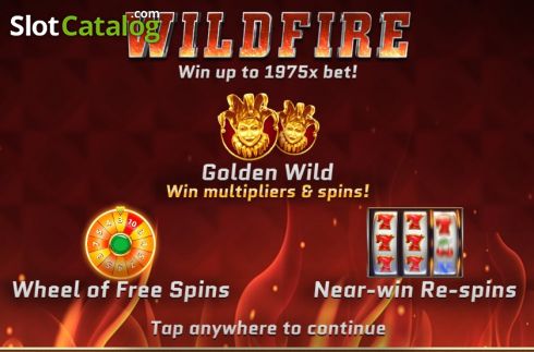 Οθόνη2. WildFire (Slotmill) Κουλοχέρης