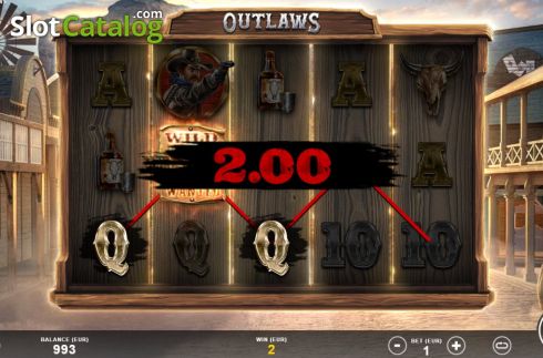 Οθόνη5. Outlaws (Slotmill) Κουλοχέρης
