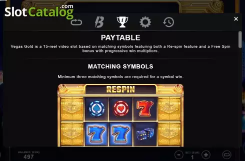 Οθόνη6. Vegas Gold Κουλοχέρης