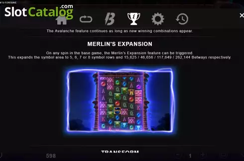 Οθόνη6. Merlins Fortune Κουλοχέρης