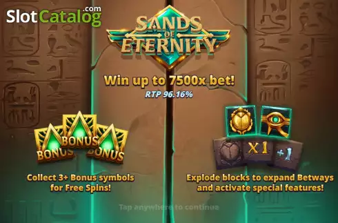 Οθόνη2. Sands of Eternity (Slotmill) Κουλοχέρης 