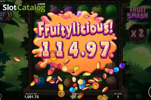 Οθόνη5. Fruit Smash Κουλοχέρης