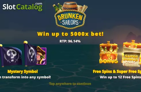 Οθόνη2. Drunken Sailors (Slotmill) Κουλοχέρης