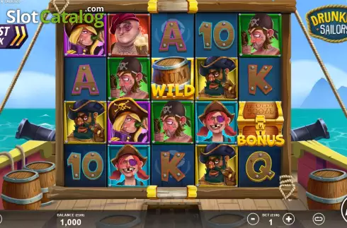 Οθόνη3. Drunken Sailors (Slotmill) Κουλοχέρης
