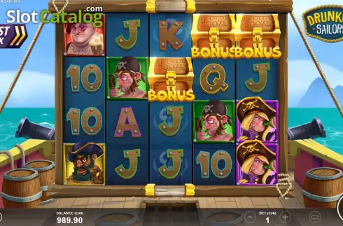 Οθόνη5. Drunken Sailors (Slotmill) Κουλοχέρης