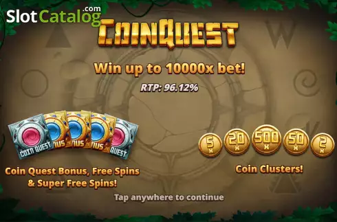 Οθόνη2. Coin Quest Κουλοχέρης