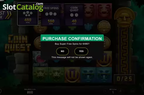 Οθόνη6. Coin Quest Κουλοχέρης
