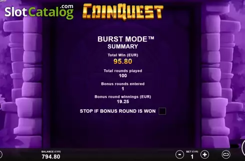 Οθόνη7. Coin Quest Κουλοχέρης