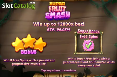 Οθόνη2. Super Fruit Smash Κουλοχέρης