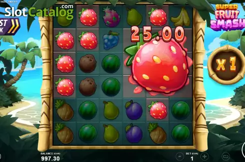 Οθόνη5. Super Fruit Smash Κουλοχέρης