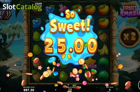 Οθόνη6. Super Fruit Smash Κουλοχέρης