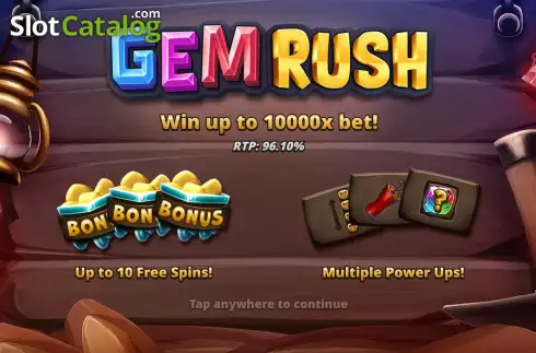 Οθόνη2. Gem Rush Κουλοχέρης