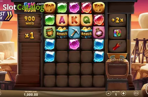 Οθόνη3. Gem Rush Κουλοχέρης