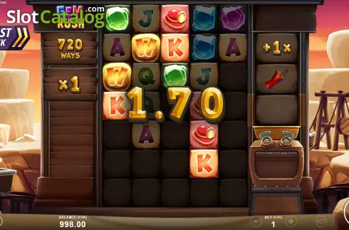 Οθόνη4. Gem Rush Κουλοχέρης