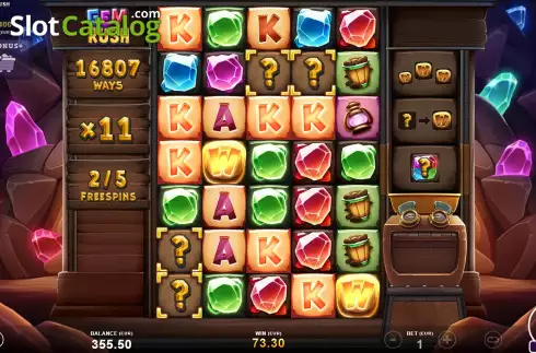 Οθόνη9. Gem Rush Κουλοχέρης