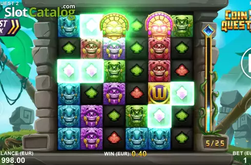Οθόνη4. Coin Quest 2 Κουλοχέρης 
