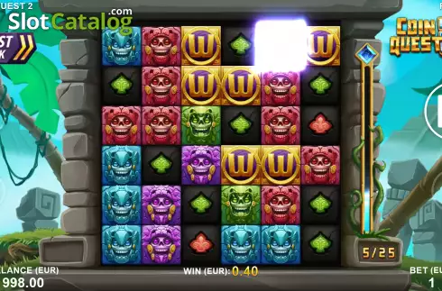 Οθόνη5. Coin Quest 2 Κουλοχέρης 