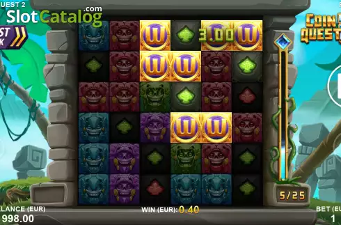 Οθόνη6. Coin Quest 2 Κουλοχέρης 