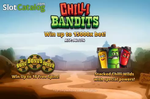 Οθόνη2. Chilli Bandits Κουλοχέρης
