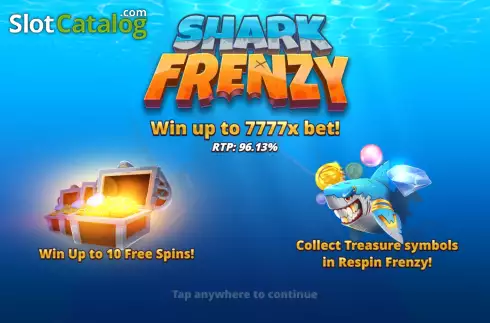 Οθόνη2. Shark Frenzy (Slotmill) Κουλοχέρης