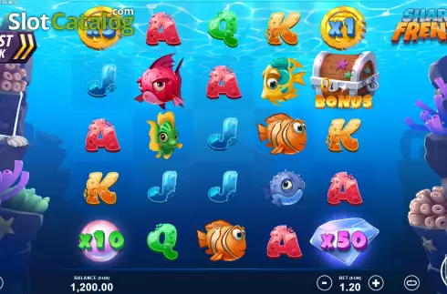 Οθόνη3. Shark Frenzy (Slotmill) Κουλοχέρης