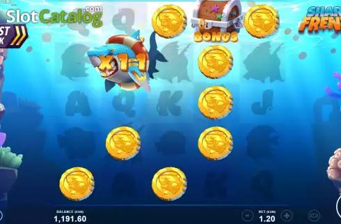 Οθόνη7. Shark Frenzy (Slotmill) Κουλοχέρης