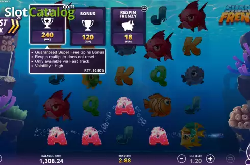 Οθόνη9. Shark Frenzy (Slotmill) Κουλοχέρης