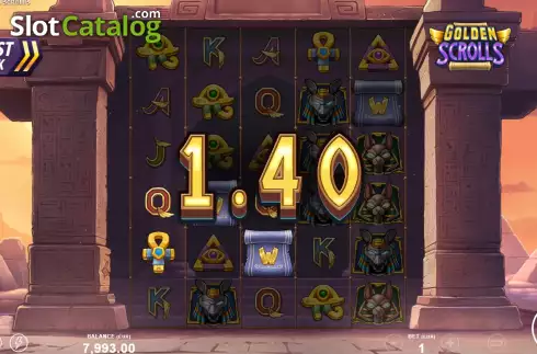 Οθόνη3. Golden Scrolls Κουλοχέρης 