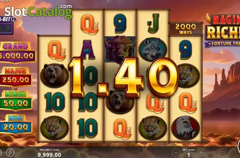 Οθόνη3. Raging Riches Κουλοχέρης