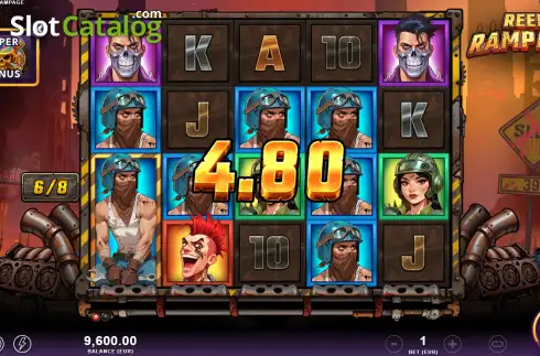 Οθόνη3. Reel Rampage Κουλοχέρης