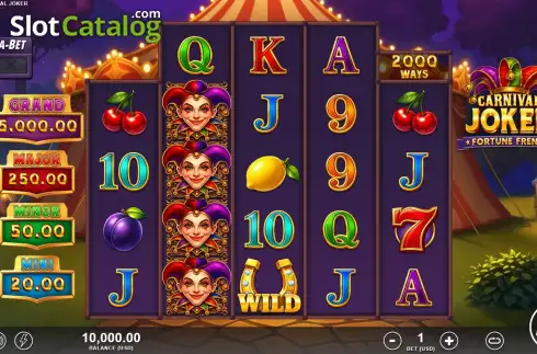 Οθόνη2. Carnival Joker Κουλοχέρης
