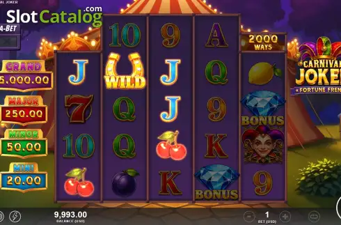 Οθόνη3. Carnival Joker Κουλοχέρης