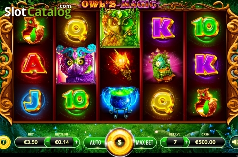 Οθόνη2. Owl's Magic Κουλοχέρης