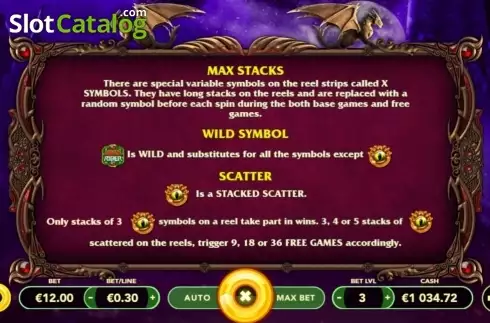 Οθόνη7. Eternal Mountains: Dragon Rider Κουλοχέρης