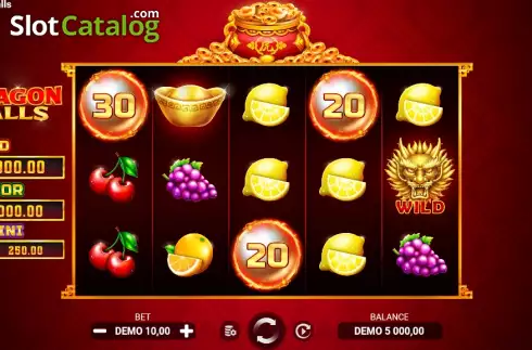 Οθόνη2. Dragon Balls Κουλοχέρης