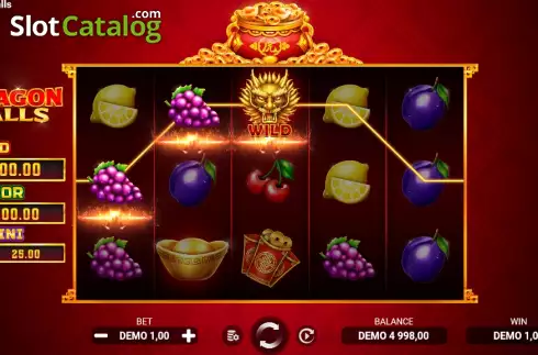 Οθόνη3. Dragon Balls Κουλοχέρης