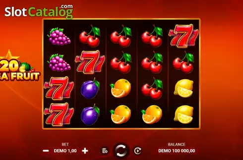 Οθόνη2. Mega Fruit 20 Κουλοχέρης