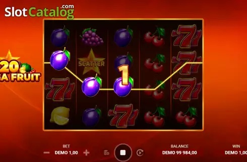Οθόνη3. Mega Fruit 20 Κουλοχέρης