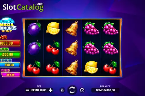 Οθόνη2. Mega Diamonds Hunt Κουλοχέρης