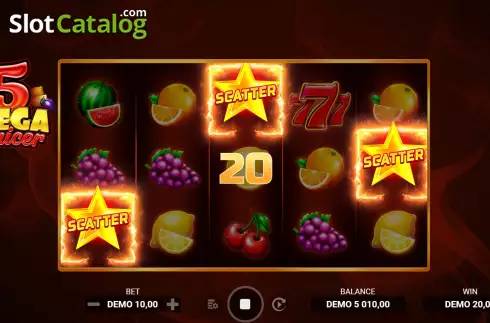 Οθόνη3. Mega Juicer 5 Κουλοχέρης