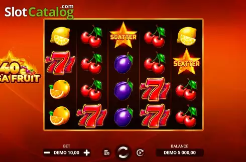 Οθόνη2. Mega Fruit 40 Κουλοχέρης