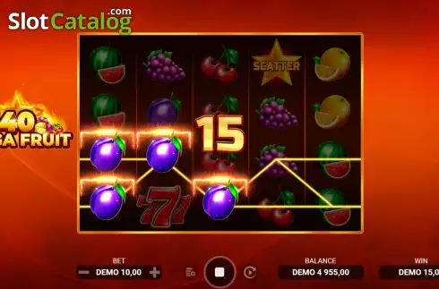 Οθόνη3. Mega Fruit 40 Κουλοχέρης
