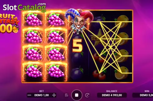 Οθόνη3. Fruit Fantasy 100 Κουλοχέρης 